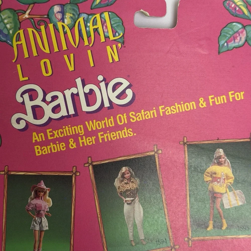 Vintage 1988 Barbie Animal Lovin' Safari Fashion Outfit #1597 NIP/NOS